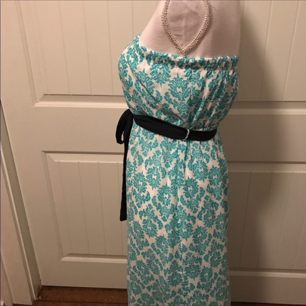 STRAPLESS MAXI DRESS - Picture 5 of 5